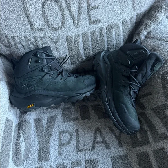 Hoka One One Kaha 2 High Gore-Tex Black - 1123155-BBLC Sz 10 NWT - Picture 2 of 11